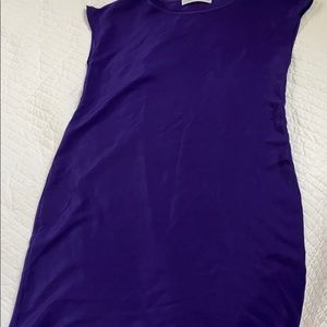 Amanda Uprichard Purple Silk Dress